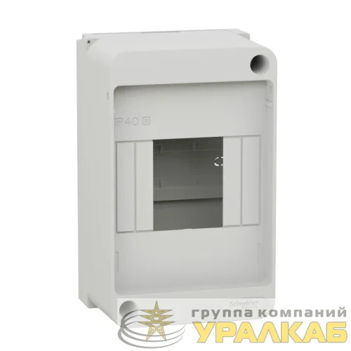 Бокс навесной ОП City9 Box XS 4мод. без дверцы SE EZ9EAA104 детальная картинка