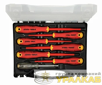 Набор отверток диэлектрических Ergonic E-Slim в кейсе (уп.7шт) Felo 41380736