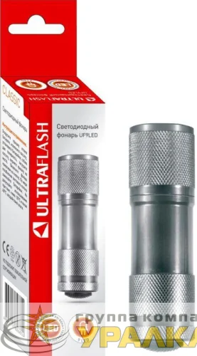 Фонарь UF9LED 3хR03 9LED алюм. металлик (короб) Ultraflash 7903 детальная картинка