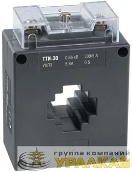 Трансформатор тока ТТИ-30 300/5А кл. точн. 0.5 5В.А IEK ITT20-2-05-0300
