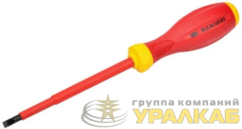 Отвертка диэлектрическая шлицевая SL5.5х125 K3 1000В ARMA2L 3 IEK 