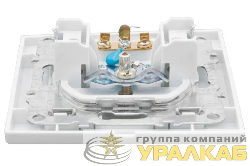 Розетка телевизионная TV 1-м СП Минск 5-862МГц 75Ом бел. Basic EKF ERA00-027-10 детальная картинка
