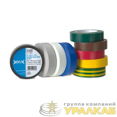 Изолента ПВХ 19мм (рул.25м) бел. BM BM-ESB1925BI детальная картинка