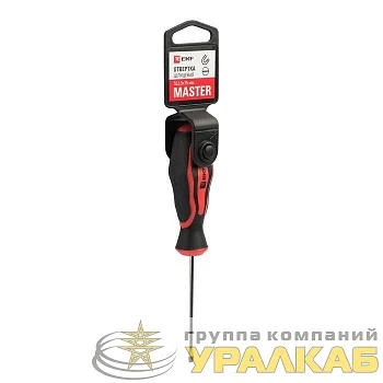 Отвертка SL3.5х75мм Master Basic EKF 