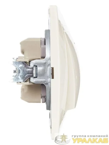 Выключатель 1-кл. СП Кварта 10А IP20 ВС10-1-1-ККм с индикацией крем. GENERICA 