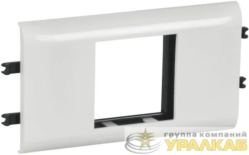 Суппорт 2мод. Mosaic для кабель-канала DLP с крышкой 65мм ИЭК Leg 