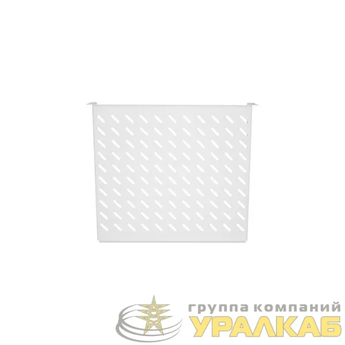 Полка фронтальная 19дюйм 2U глубиной 400мм крепеж в компл. сер. TLK TLK-SHFR-400-GY детальная картинка