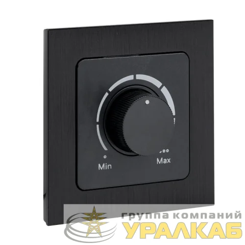 Механизм светорегулятора Стокгольм 600Вт 220В черн. PROxima EKF EZD06-101-10 детальная картинка