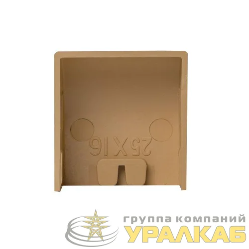 Заглушка 25х16 под свет. дерево Plast PROxima (уп.4шт) EKF ecl-25-16x4 детальная картинка