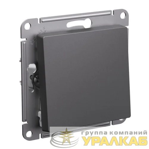 Выключатель 1-кл. AtlasDesign (сх. 1) 10AX механизм базальт SE ATN001411 детальная картинка