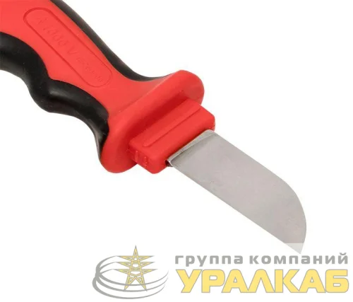 Нож для снятия изоляции с прямым лезвием 1000В WS-32 Professional EKF ws-32 детальная картинка
