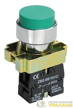 Кнопка LAY5-BL31 1НО без подсветки зел. KARAT IEK 