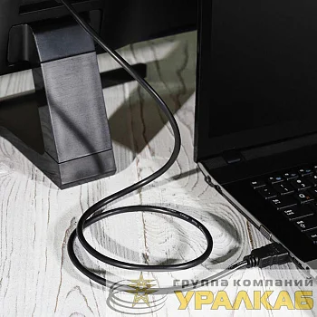 Шнур HDMI - HDMI gold 1м без фильтров (PE bag) PROCONNECT 