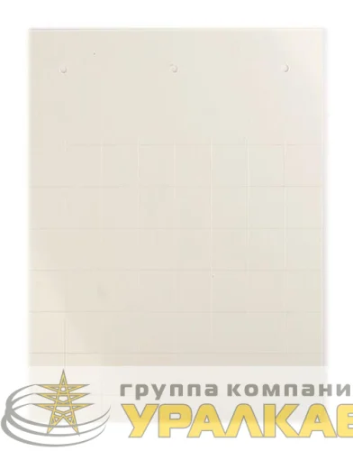 Табличка полужесткая установка в держатель ПВХ-0.5 бел. (уп.240шт) DKC TAS2715W детальная картинка
