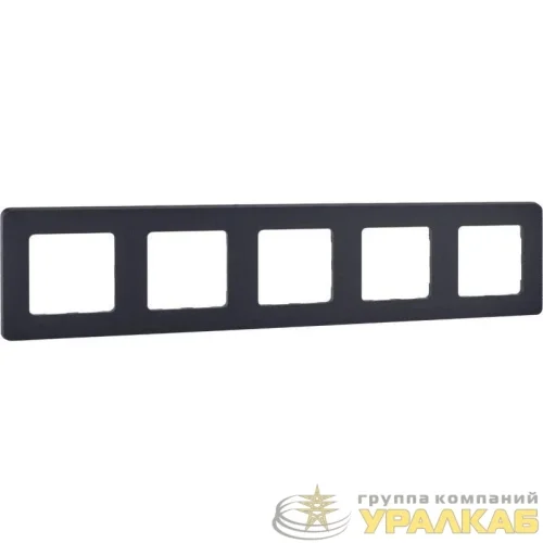 Рамка 5-м Inspiria антрацит IEK 