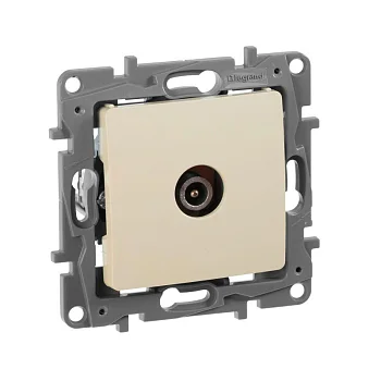 Механизм розетки TV СП Etika проходная 14дБ 5-862 мГц сл. кость Leg 