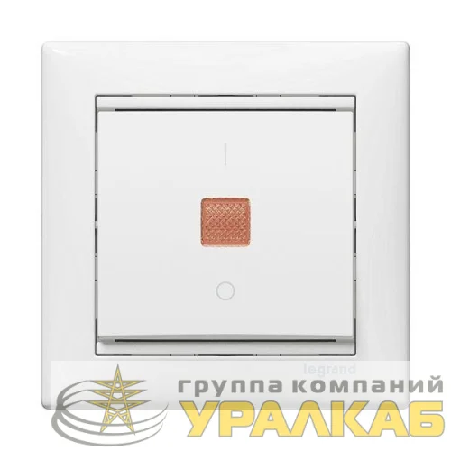 Рамка 1-м Valena бел. Leg 774451 детальная картинка