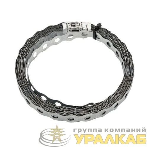 Лента монтажная перфорированная 12х0.55мм волна (уп.10м) EKF lpmv12x0.55-10 детальная картинка