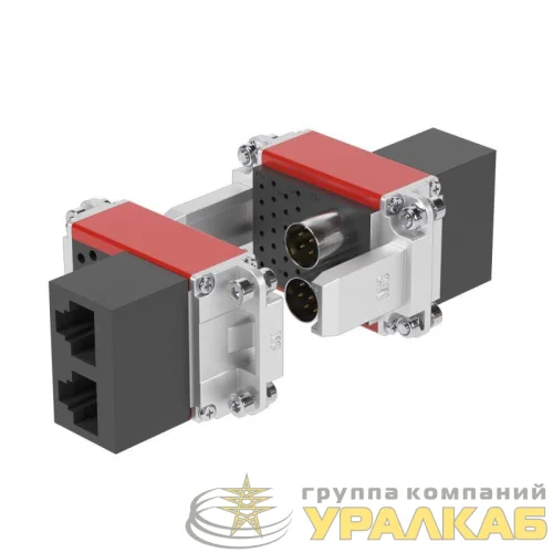 Комплект держателей сигнальных контактов 12А 26pin 2xRJ45 (без наполнения) DKC R5M2WSCBRJ детальная картинка
