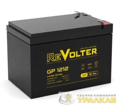 Аккумулятор 12В 12А.ч GP 1212 REVOLTER 4614040020018 детальная картинка