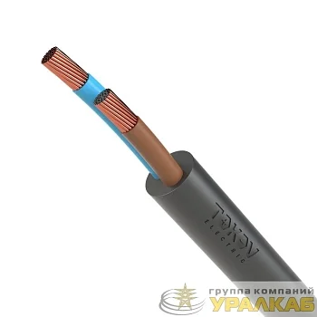 Провод TOKOV ELECTRIC ПВС 2х1 380В Ч (бухта) (м) 