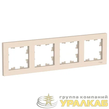 Рамка 4-м AtlasDesign универс. беж. SE ATN000204