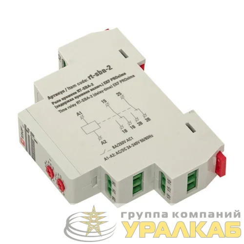 Реле времени RT-SBA-2 (задержка времени включ.) PROxima EKF 