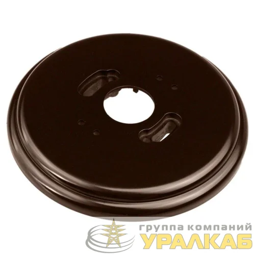 Рамка 1-м R пластик корич. Bironi RF1-610-22 детальная картинка
