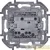 Выключатель 2-кл. Inspiria 10А IP20 250В 10AX механизм алюм. IEK 