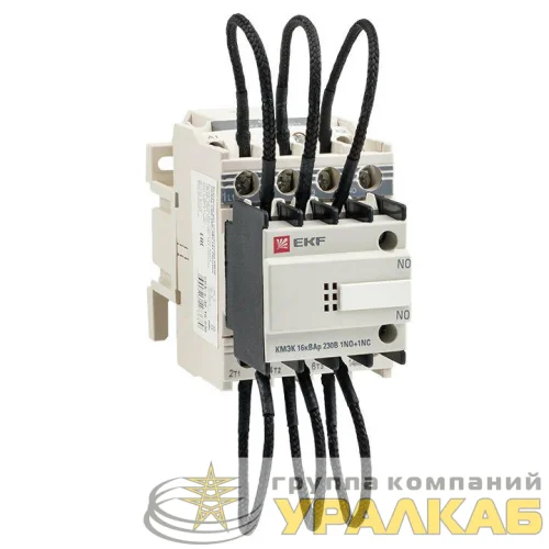 Контактор для конденсатора КМЭК 16квар 230В 2NО+1NC PROxima EKF ctrk-s-32-16-230 детальная картинка