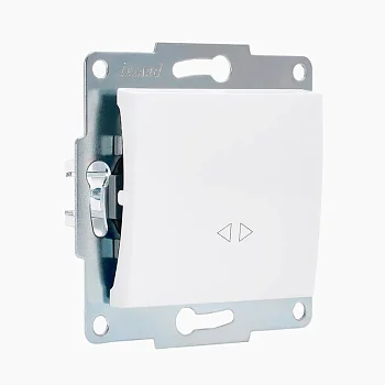 Механизм выключателя промежуточного 1-кл. 2п СП Karina 10А IP20 бел. LEZARD 