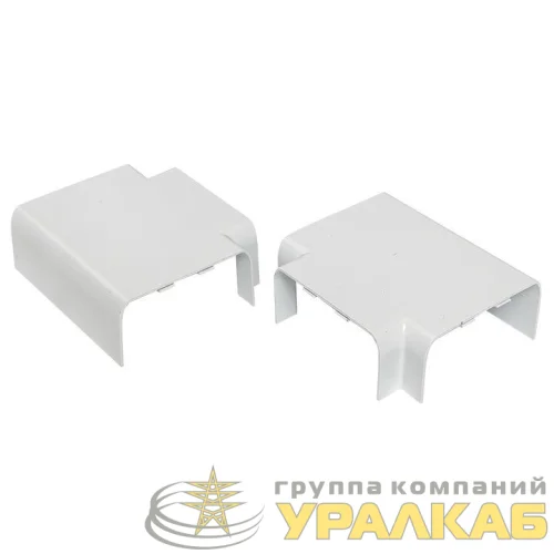 Угол T-образный 105х50 C-Line бел. (уп.2шт) EKF tchw-105-50x2 детальная картинка
