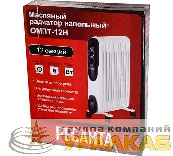 Радиатор масляный 12 секц. 2500Вт ОМПТ-12Н Ресанта 67/3/5