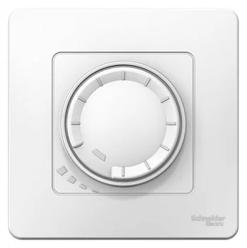 Светорегулятор (диммер) СП BLANCA поворотно-нажимной универсальный 400Вт бел. SchE 