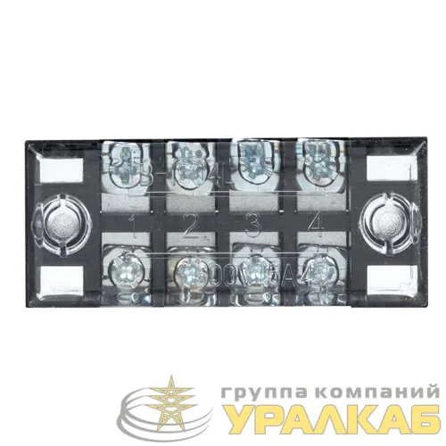Терминал клеммный TB-1504 до 1.5кв.мм 15А 4 клеммные пары EKF tb-1504 детальная картинка