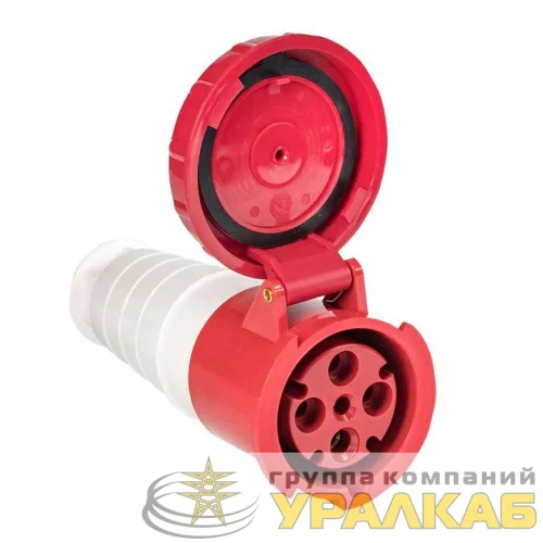 Розетка кабельная 63А 380В 3P+РЕ IP67 (234) EKF 