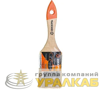 Кисть СТАНДАРТ 50мм 2дюйм. натур. щетина Вихрь 73/3/4/3