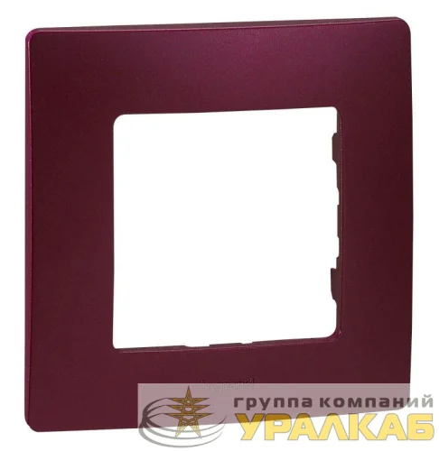 Рамка 1-м Etika сливовый Leg 