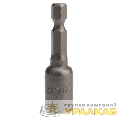 Ключ-насадка 8х48мм 1/4дюйм магнитная (уп.20шт) Kranz KR-92-0401 детальная картинка