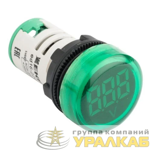 Индикатор значения напряжения ED16-22VD зел. PROxima EKF ed16-22vd-g детальная картинка