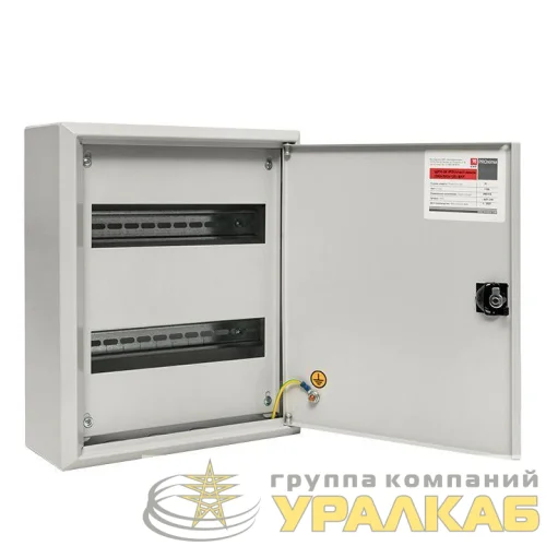 Щит ЩРН-24 (з) пласт. замок EKF 