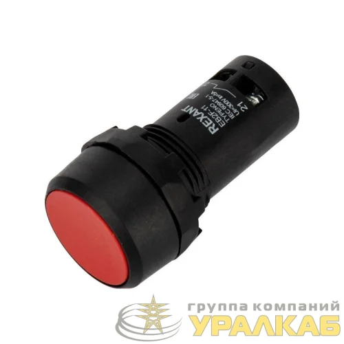Кнопка EB22 возвратная красн. NO+NC 230 В Rexant 36-5530 детальная картинка