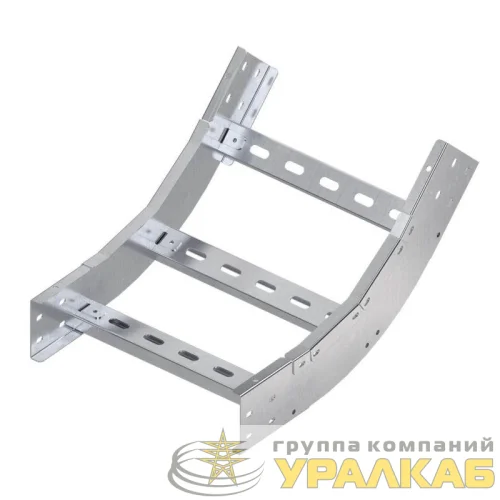 Угол лестничный вертикальный внутренний 45град. 100х300 R600 гор. оцинк. DKC ULIC613HDZ детальная картинка