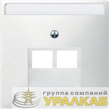 Плата центральная Merten для механизма розетки компьютерной 2-м RJ45 бел. SchE MTN292619