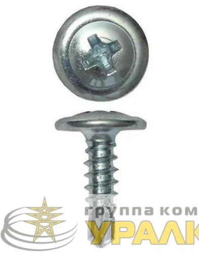 Саморез с пресс-шайбой 4.2х16 со сверлом (уп.200шт) DKC CM274016 детальная картинка