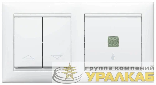 Рамка 2-м Valena горизонт. бел. Leg 774452 детальная картинка