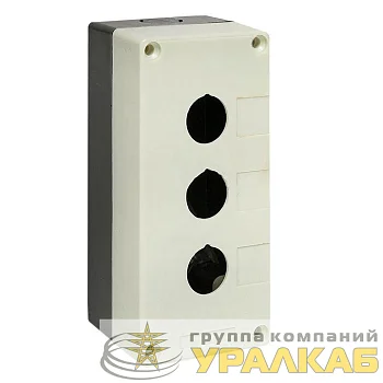 Корпус КП 103 3 кнопки белый EKF cpb-103-w