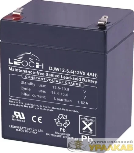 Аккумулятор 12В 5.4А.ч LEOCH 