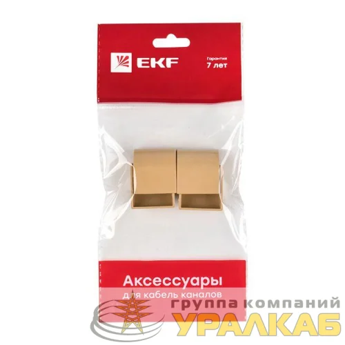 Заглушка 25х16 под свет. дерево Plast PROxima (уп.4шт) EKF ecl-25-16x4 детальная картинка