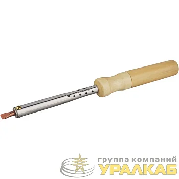 Паяльник 90 198 OSE-Pes05-100W-CP дерево; клин прямой ОНЛАЙТ 90198